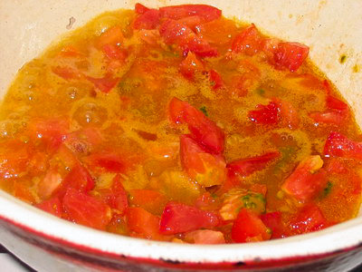 Стручковая фасоль, тушенная с помидорами фото к рецепту 2