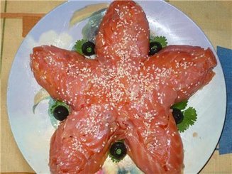 Салат "Морская звезда"