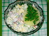 Салат с ананасом, курицей и сыром