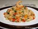 Рис с креветками и зеленым горошком от Sharlottka Рис с креветками и зеленым горошком от Sharlottka