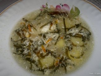 Щи зелёные с морской капустой "Дальневосточные"