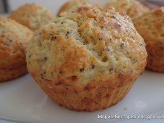 Банановые маффины с кусочками шоколада