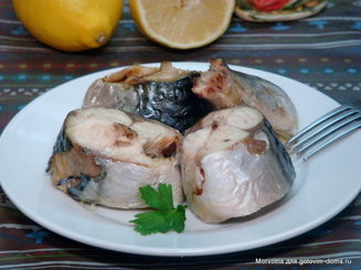 Скумбрия в микроволновке