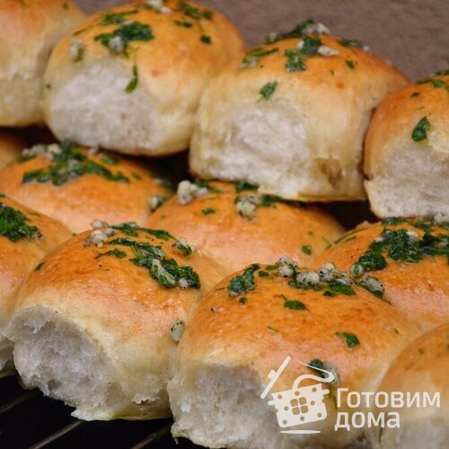 Пампушки с чесноком (к борщу)