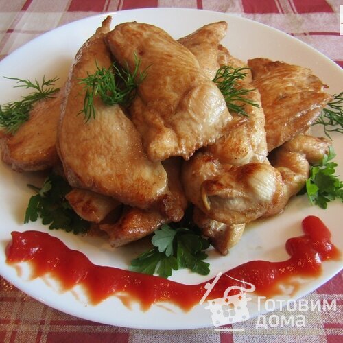 Куриное филе в соево-имбирном маринаде