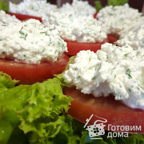 Быстрая закуска из помидоров