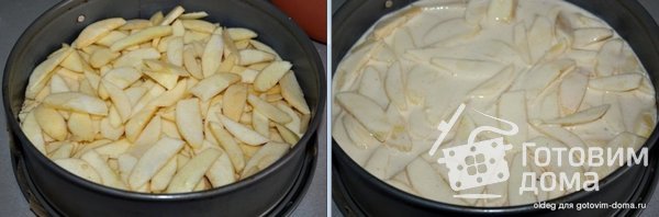 Яблочный пирог с  клюквенным штрейзелем фото к рецепту 3