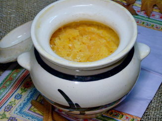 Кукурузная каша с тыквой