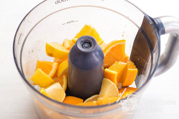Постный апельсиновый пирог фото к рецепту 4