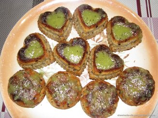 Маффины с киви и белым шоколадом