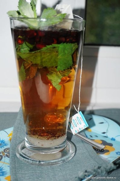 Тунисский чай с кедровыми орешками фото к рецепту 3