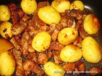 Картошка с мясом "Неудавшийся пикник"