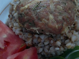 Запеченные котлеты из мяса с картофелем