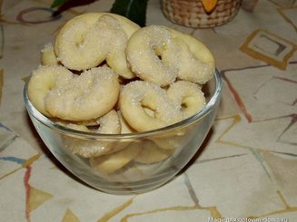 Песочное печенье на желтках "Крендельки"
