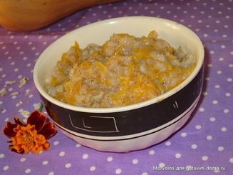 Каша тыквенная с овсянкой