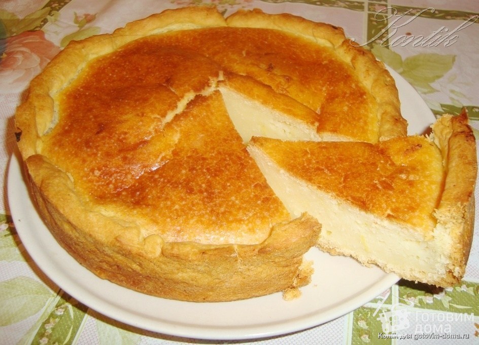 Лимонный творожник