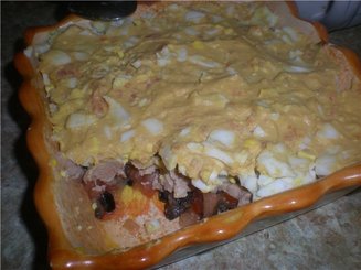 Салат с печенью минтая...лёгкий
