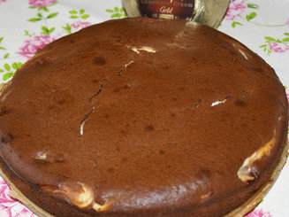 Брауни с творогом и вишней