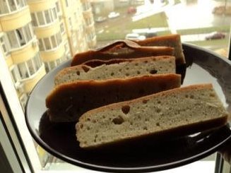 Пшеничный хлеб без замеса (на закваске или на дрожжах)