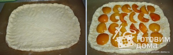 Абрикосовый пирог со сметаной заливкой фото к рецепту 2