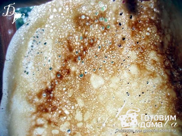 Блинный торт с муссом из лосося фото к рецепту 6