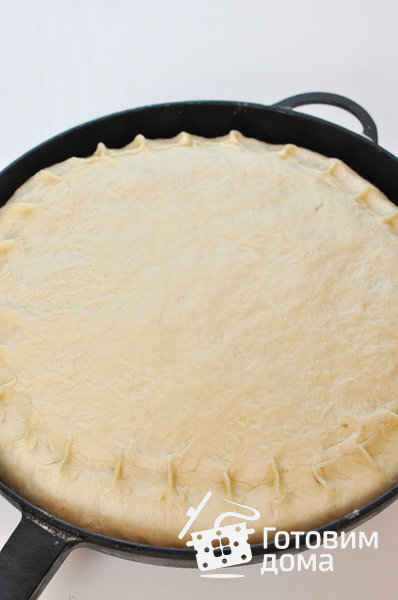 Пирог с гречкой и семгой (постный) фото к рецепту 15