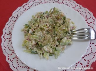 Салат из капусты "Весеннее утро"