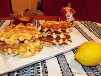 Сырники в вафельнице