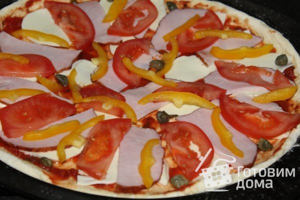 Пицца с окороком по-махеевски фото к рецепту 6