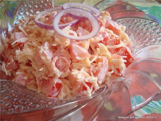 Сырный салат
