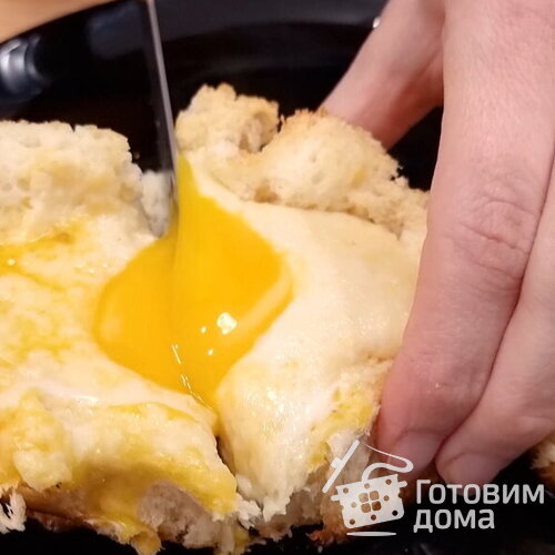 Быстрый завтрак за 5 минут из яиц и пышной булочки