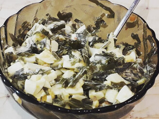 Салат из морской капусты