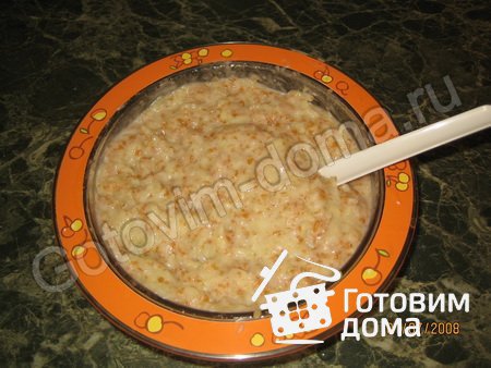 Пшеничная каша с яблоком