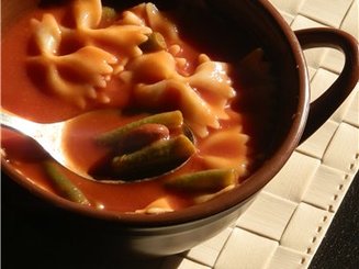 Итальянский густой фасолевый суп