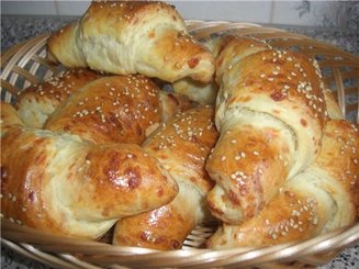 Рогалики с фетой