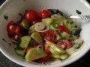Салат из помидор с огурцами - что может быть нового? от СемьЦветов Салат из помидор с огурцами - что может быть нового? от СемьЦветов