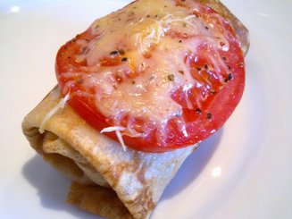 Блинчики с мясной начинкой "а-ля болоньезе"