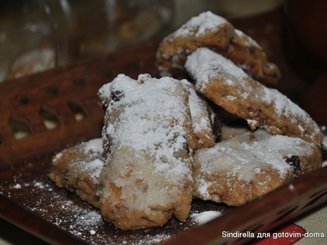 Рождественское  немецкое печенье "Mini-Stollen"