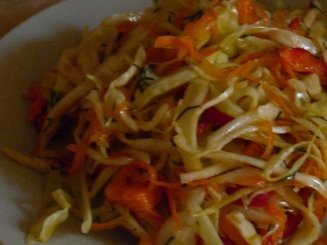 Салат с капустой "Пестренький"