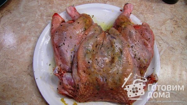 Курица фаршированная под кожей фото к рецепту 15