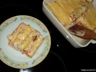 Каннеллони с индюшатиной и тыквой