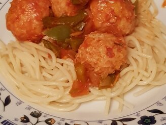 Спагетти с фрикадельками "Sugo"