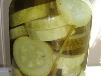 Кабачки маринованные по-болгарски