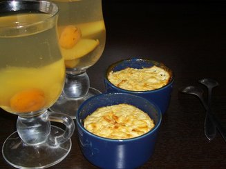 Творожно-яблочное суфле из микроволновки
