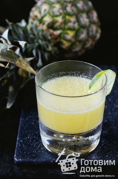 Agua fresca de piña colada - Ананасовая вода фото к рецепту 1