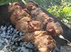 Шашлык маринованный в красном вине