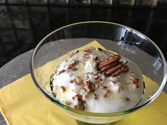 Странгисто ме мели (греческий йогурт с мёдом и орехами)