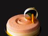 Муссовый торт "Персик-клубника-карамель"