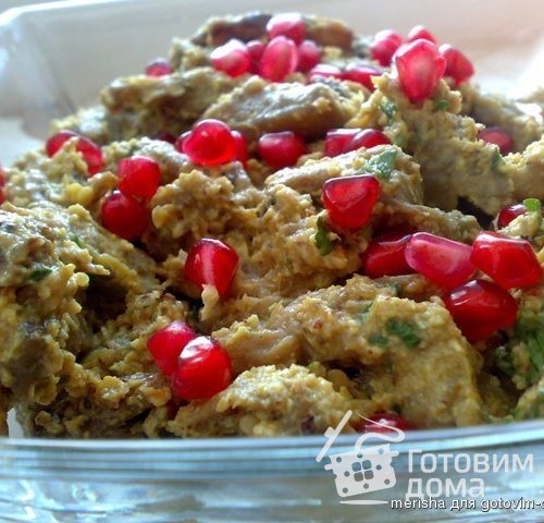 Баклажаны с орехами