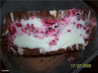 Торт-мороженое "Бомбочка"